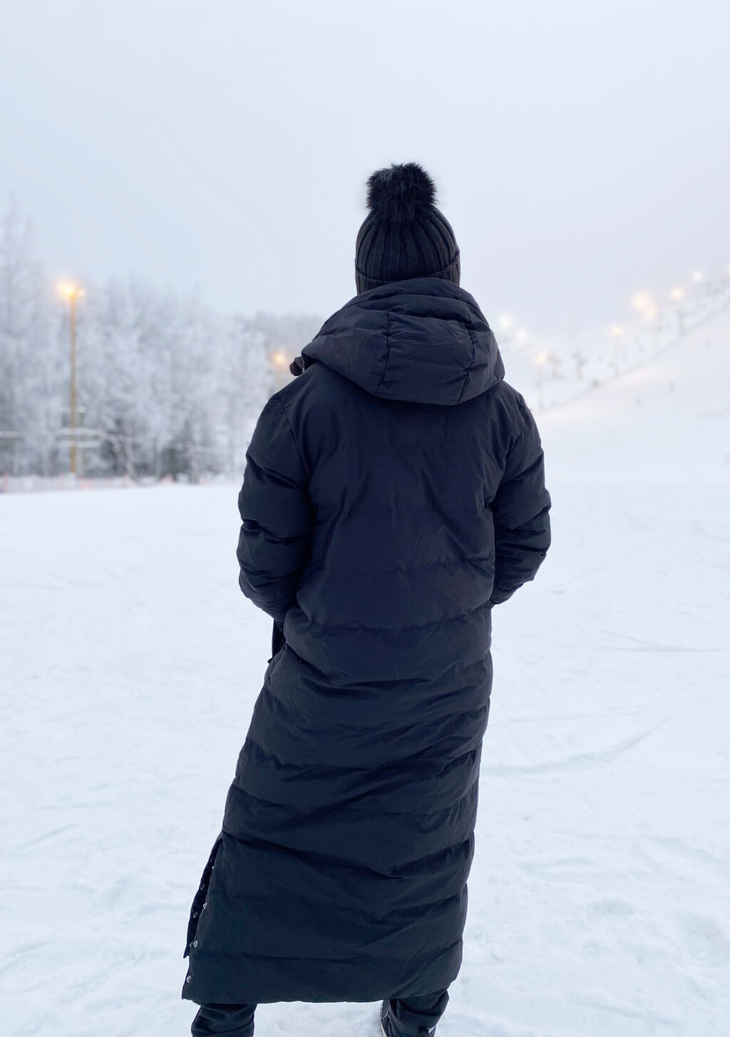 Whistler Joan W Long Puffer - naisten parkatakki (musta